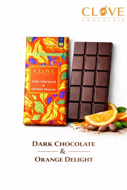 Dark Chocolate Bar with Orange  – 60g
